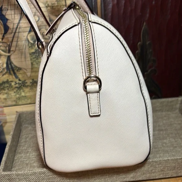 Kate Spade Satchel Blush Pink Safiano Leather w Detachable Strap 11”Lx8”Hx6”W - Picture 9 of 17